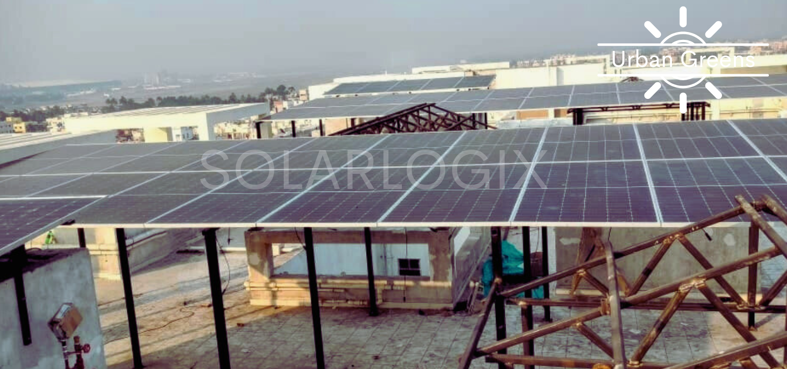 Urban Greens 32 kW Solar Installation - Chinar Park, Newtown, Kolkata